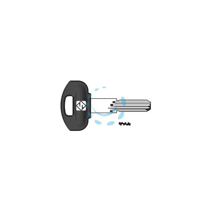 CHIAVI PUNZONATE PER CILINDRI SECUREMME 10 SPINE SCM3RP - SCM3RP