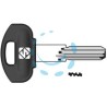 CHIAVI PUNZONATE PER CILINDRI SECUREMME 10 SPINE SCM3RP