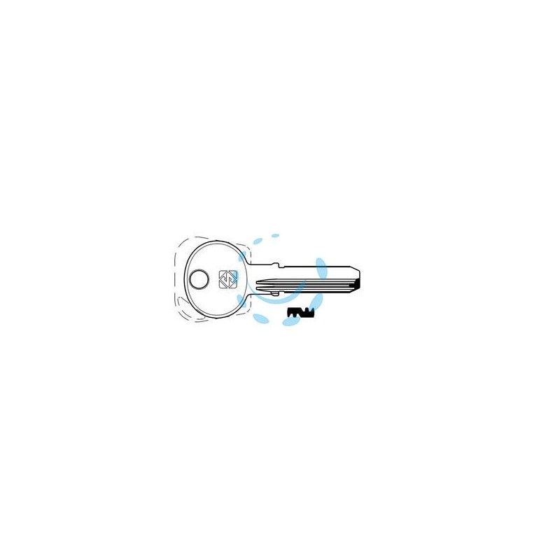 CHIAVI PUNZONATE PER CILINDRI STANDERS - LEROY MERLIN 6 SPINE STD1R