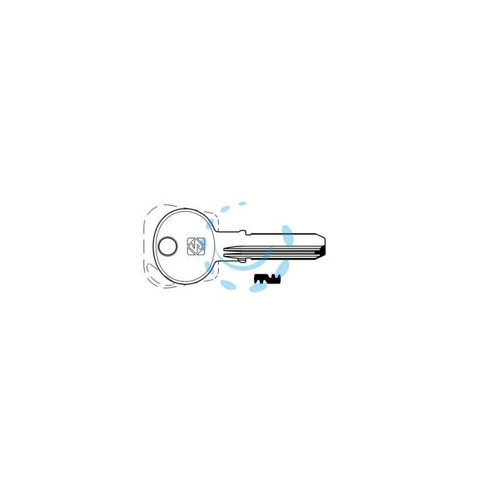 CHIAVI PUNZONATE PER CILINDRI STANDERS - LEROY MERLIN 6 SPINE STD1R - STD1R