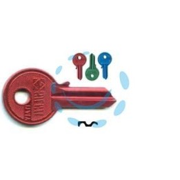 CHIAVI PER CILINDRI UNIVERSAL 3 SPINE GRANDI UL048U - UL048U DX ultralite blu
