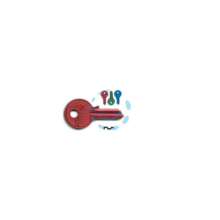 CHIAVI PER CILINDRI UNIVERSAL 3 SPINE GRANDI UL048U - UL048U DX ultralite verdi