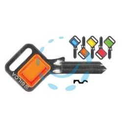 CHIAVI PER CILINDRI UNIVERSAL 5 SPINE GRANDI UL050FZ - UL050FZ DX taggy 5 colori assortiti