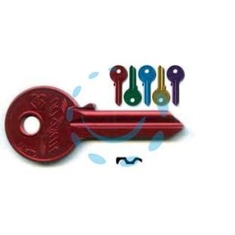 CHIAVI PER CILINDRI UNIVERSAL 5 SPINE GRANDI UL050U - UL050U DX ultralite 5 colori assortiti