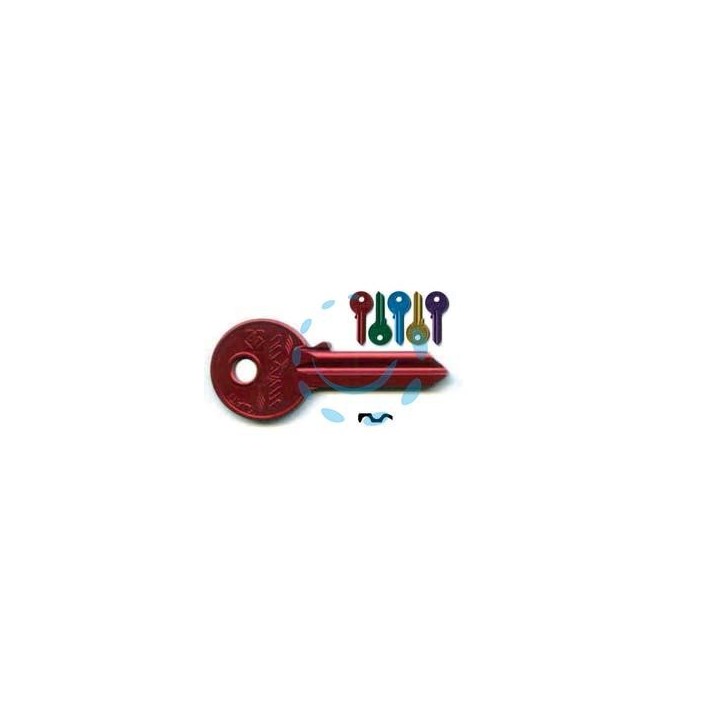 CHIAVI PER CILINDRI UNIVERSAL 5 SPINE GRANDI UL050U - UL050U DX ultralite 5 colori assortiti