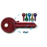 CHIAVI PER CILINDRI UNIVERSAL 5 SPINE GRANDI UL050U