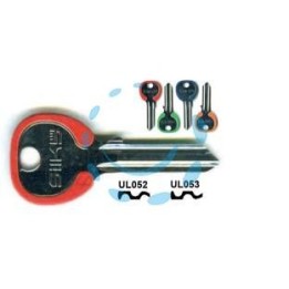 CHIAVI PER CILINDRI UNIVERSAL 4 SPINE GRANDI - UL052DZ DX silky 4 colori assortiti