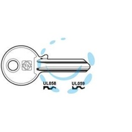 CHIAVI PER CILINDRI UNIVERSAL 5 SPINE PICCOLE IN ACC. NICH. - UL059 SX