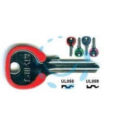 CHIAVI PER CILINDRI UNIVERSAL 5 SPINE PICCOLE - UL058DZ DX silky 4 colori assortiti
