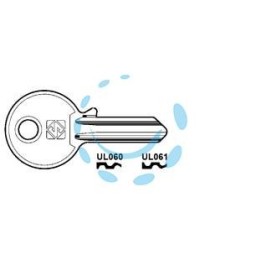 CHIAVI PER CILINDRI UNIVERSAL 4 SPINE PICCOLE - UL060 DX