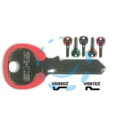 CHIAVI PER CILINDRI VIRO 5 SPINE GRANDI - VI080DZ DX silky 4 colori assortiti