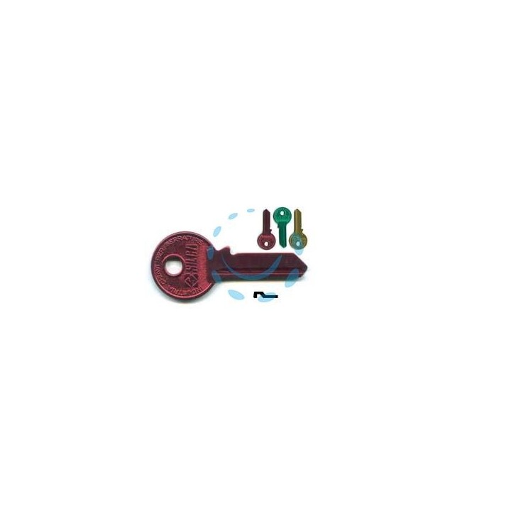 CHIAVI PER CILINDRI VIRO 5 SPINE GRANDI VI081U - VI081U SX ultralite gialle