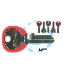 CHIAVI PER CILINDRI VIRO 4 SPINE GRANDI VI082DZ - VI082DZ DX silky 5 colori assortiti