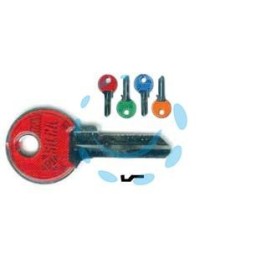 CHIAVI PER CILINDRI VIRO 5 SPINE PICCOLE VI086SL - VI086SL DX slim fluo colori assortiti
