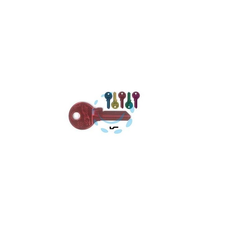CHIAVI PER CILINDRI VIRO 5 SPINE PICCOLE VI086U - VI086U ultralite 5 colori assortiti