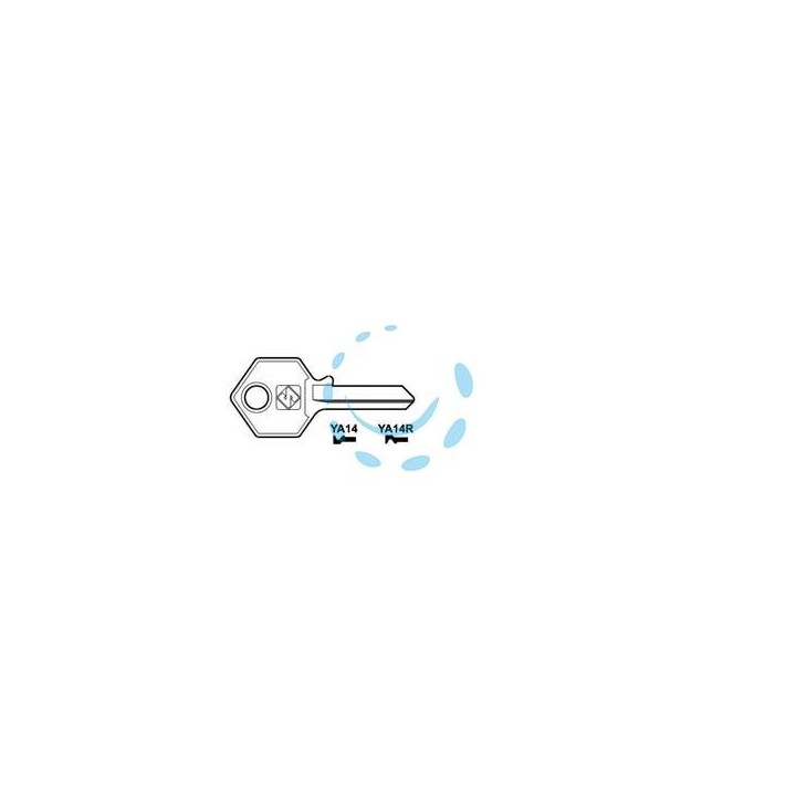 CHIAVI PER CILINDRI YALE 4 SPINE PICCOLE - YA14R DX