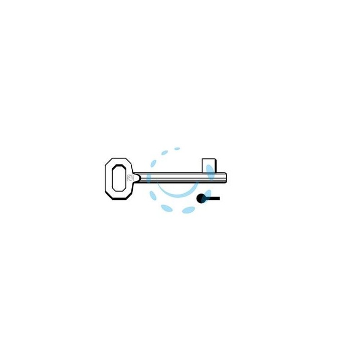 CHIAVI PATENT PASSEPARTOUT BONAITI, ETNA, MAVE, MP, OASA, PERINO 5010 - 5010