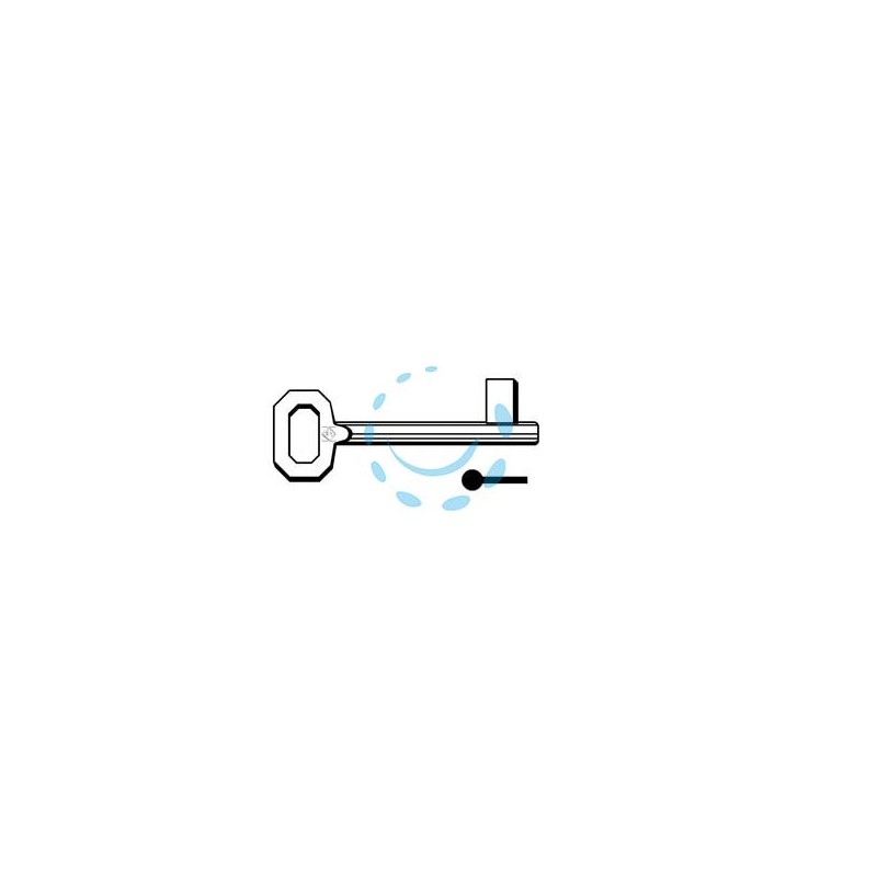 CHIAVI PATENT PASSEPARTOUT BONAITI, ISEO, MP 5012 - 5012