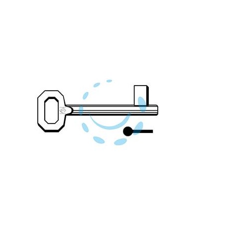 CHIAVI PATENT PASSEPARTOUT BONAITI, ISEO, MP 5012 - 5012
