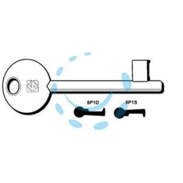 CHIAVI PATENT PASSEPARTOUT BONAITI, ETNA, MAVE, MP, OASA, PERINO - 6P1S sx (ex 5010)