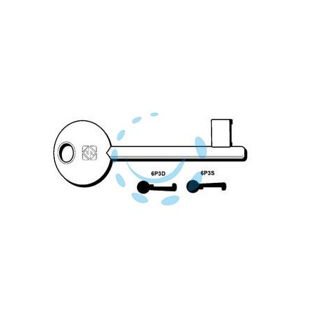CHIAVI PATENT PASSEPARTOUT BONAITI, ISEO, MP - 6P3S sx (ex 5012)