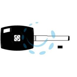 CHIAVI AUTO LOOK A-LIKE PORTA TRANSPONDER HU101TE - HU101TE