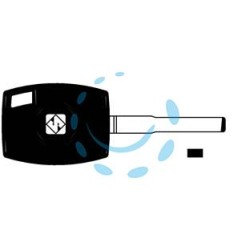 CHIAVI AUTO LOOK A-LIKE PORTA TRANSPONDER HU101TE