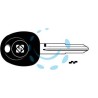 CHIAVI AUTO LOOK A-LIKE PORTA TRANSPONDER HYN6TE