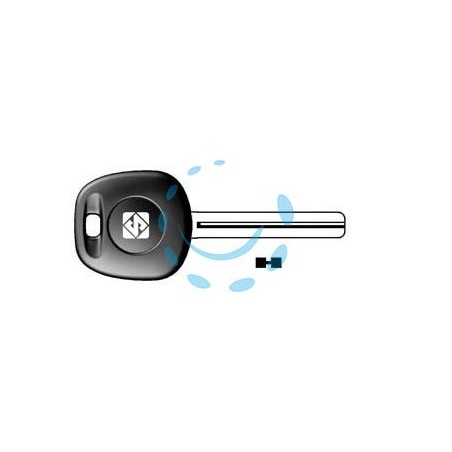 CHIAVI AUTO LOOK A-LIKE PORTA TRANSPONDER TOY40BTE