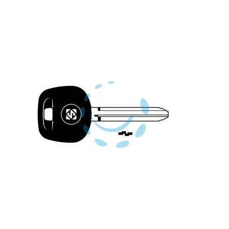 CHIAVI AUTO LOOK A-LIKE PORTA TRANSPONDER TOY43RATE