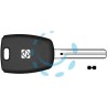 CHIAVI AUTO LOOK A-LIKE PORTA TRANSPONDER TOY49TE