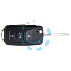 RADIOCOMANDO AUTO CON TRANSPONDER HU66R09 VOLKSWAGEN