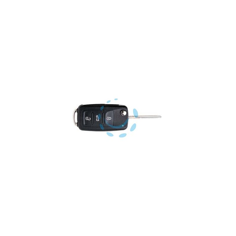 RADIOCOMANDO AUTO CON TRANSPONDER HU66R09 VOLKSWAGEN