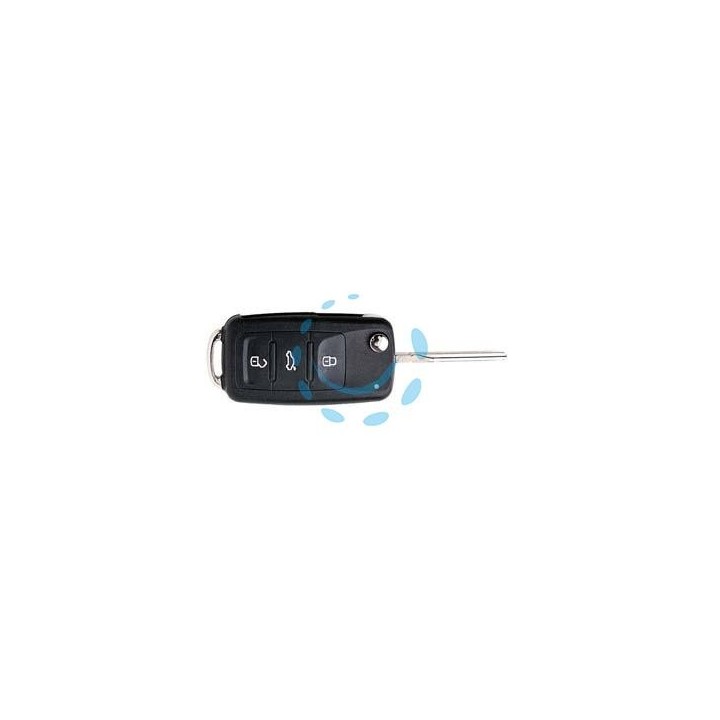 RADIOCOMANDO AUTO CON TRANSPONDER HU66R09 VOLKSWAGEN - HU66R09 - 3 bottoni 