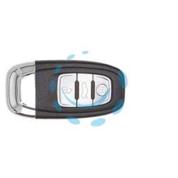 RADIOCOMANDO AUTO CON TRANSPONDER HU66S04 AUDI - HU66S04 - 3 bottoni 