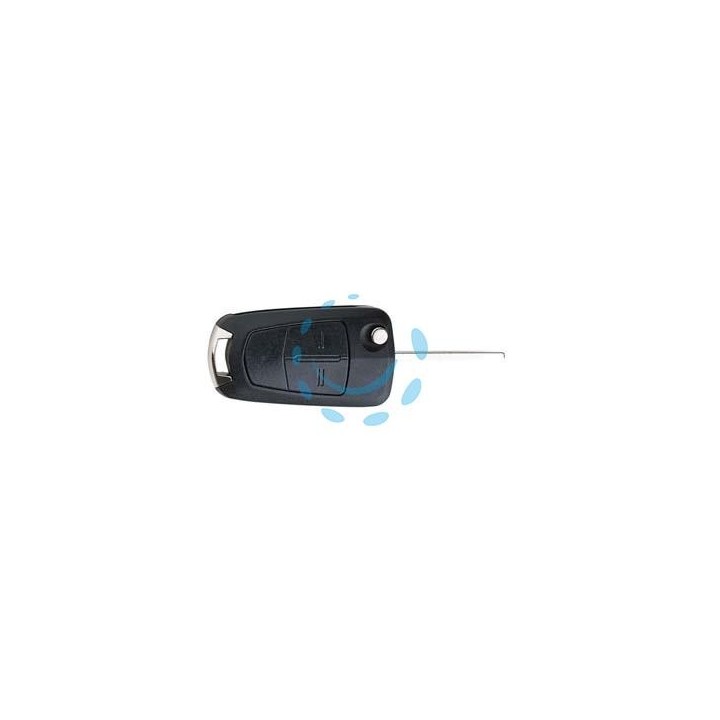 RADIOCOMANDO AUTO CON TRANSPONDER HU100AR02 OPEL - HU100AR02 - 2 bottoni