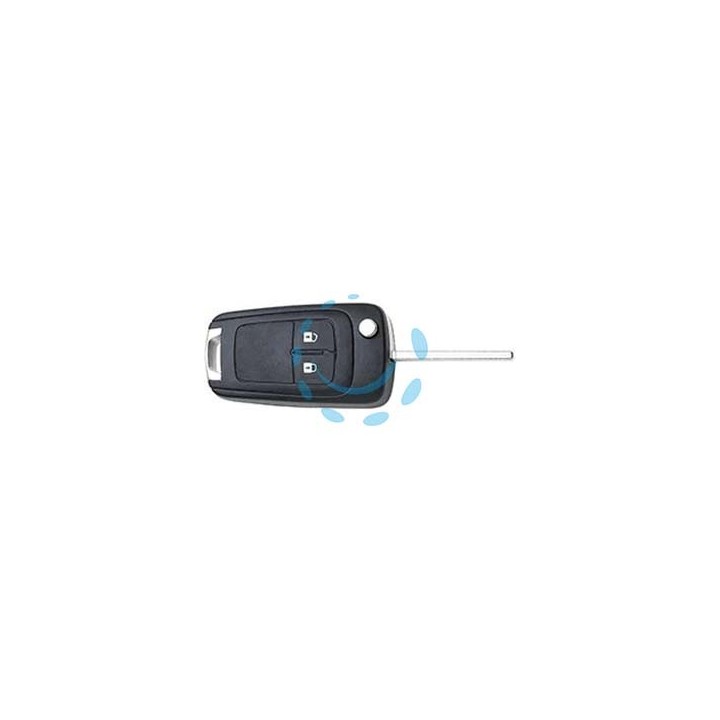 RADIOCOMANDO AUTO CON TRANSPONDER HU100R02 OPEL - HU100R02 - 2 bottoni