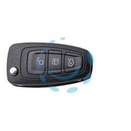 RADIOCOMANDO AUTO CON TRANSPONDER HU101AR24 FORD - HU101AR24 - 3 bottoni