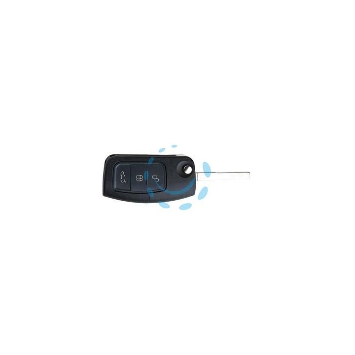 RADIOCOMANDO AUTO CON TRANSPONDER HU101R10 FORD - HU101R10 - 3 bottoni