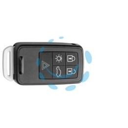 RADIOCOMANDO AUTO CON TRANSPONDER HU152S16 VOLVO - HU152S16 - 5 bottoni