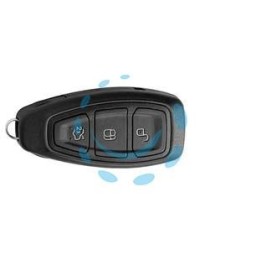 RADIOCOMANDO AUTO CON TRANSPONDER HU198P15 FORD - HU198P15 - 3 bottoni