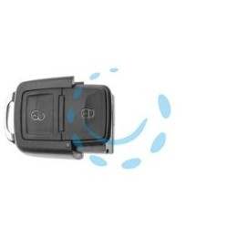 COVER CHIAVI PER AUTO SKODA VOLKSWAGEN SEAT HURSA2 - HURSA2 - 2 bottoni