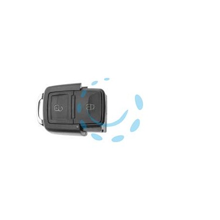 COVER CHIAVI PER AUTO SKODA VOLKSWAGEN SEAT HURSA2 - HURSA2 - 2 bottoni