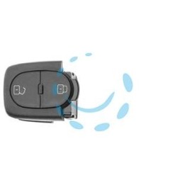 COVER CHIAVI PER AUTO AUDI VOLKSWAGEN HURSB2 - HURSB2 - 2 bottoni
