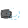 COVER CHIAVI PER AUTO AUDI VOLKSWAGEN HURSB2 - HURSB2 - 2 bottoni