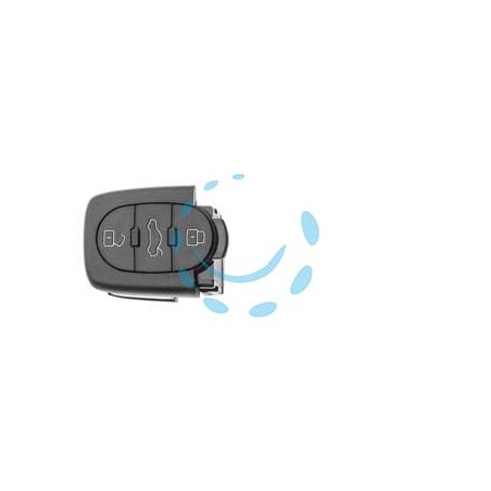 COVER CHIAVI PER AUTO AUDI VOLKSWAGEN HURSB8 - HURSB8 - 3 bottoni
