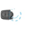 COVER CHIAVI PER AUTO AUDI VOLKSWAGEN HURSB8 - HURSB8 - 3 bottoni