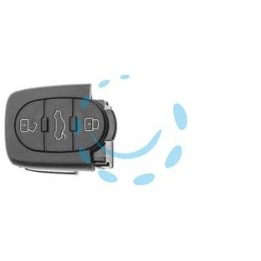 COVER CHIAVI PER AUTO AUDI HURSC8 - HURSC8 - 3 bottoni