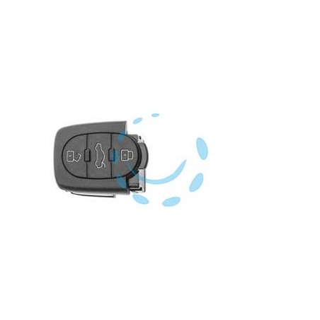 COVER CHIAVI PER AUTO AUDI HURSC8 - HURSC8 - 3 bottoni