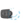 COVER CHIAVI PER AUTO AUDI HURSC8 - HURSC8 - 3 bottoni